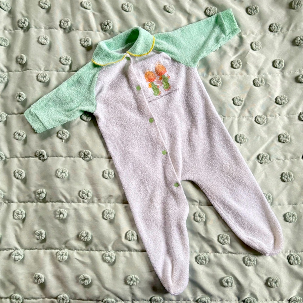 VINTAGE Precious Moments Collectible Wearable Sleeper Babies 6-9 Months